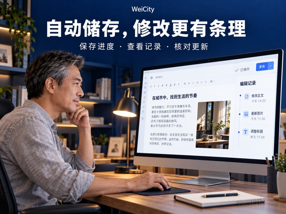 4 自动储存与编辑记录:让文章内容修改更方便