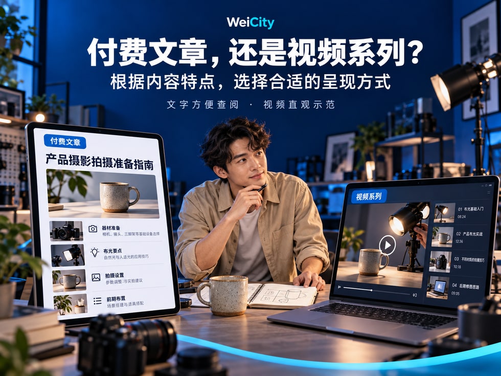 5 付费文章与视频系列怎么选？根据内容形式决定