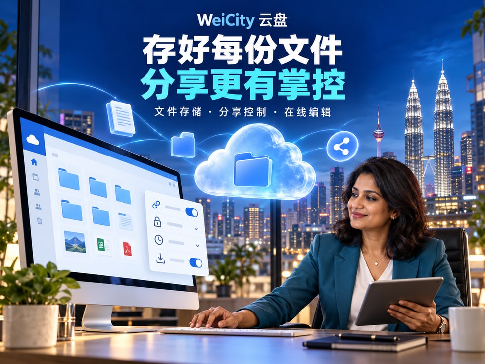 1 WeiCity 云盘是什么?功能、用途与文件分享优势介绍