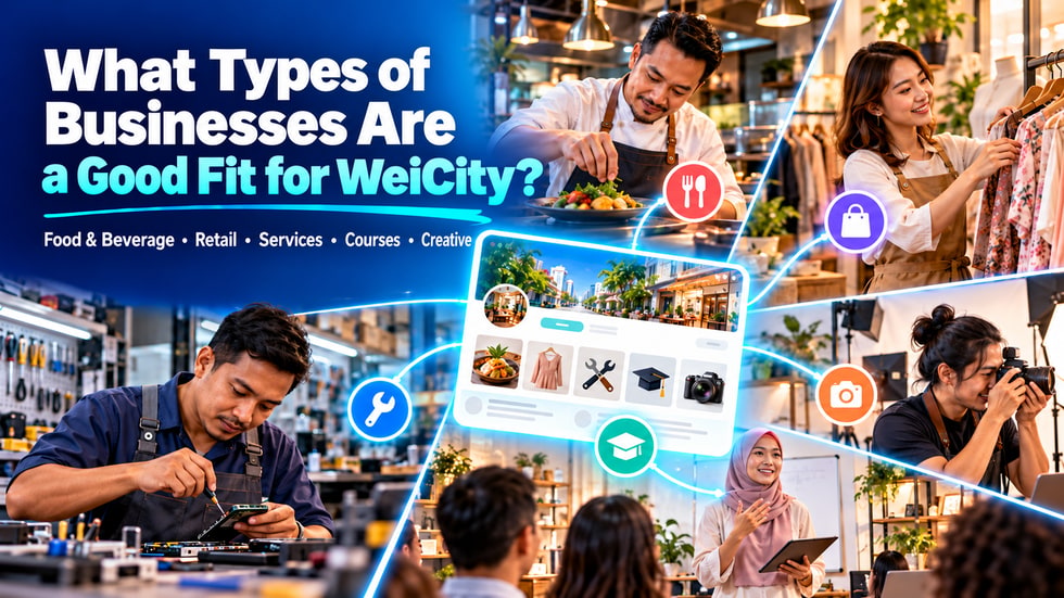 4 🧭 What types of merchants are suited to joining WeiCity?