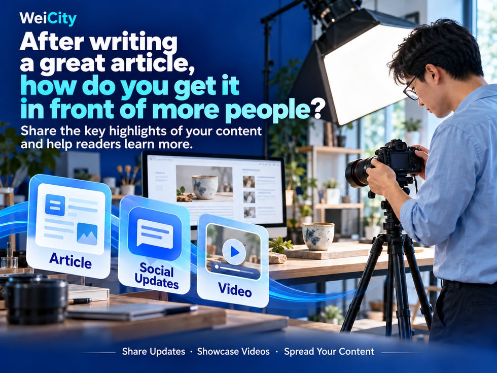 14 📣 After writing an article, how do you get more people to see it?