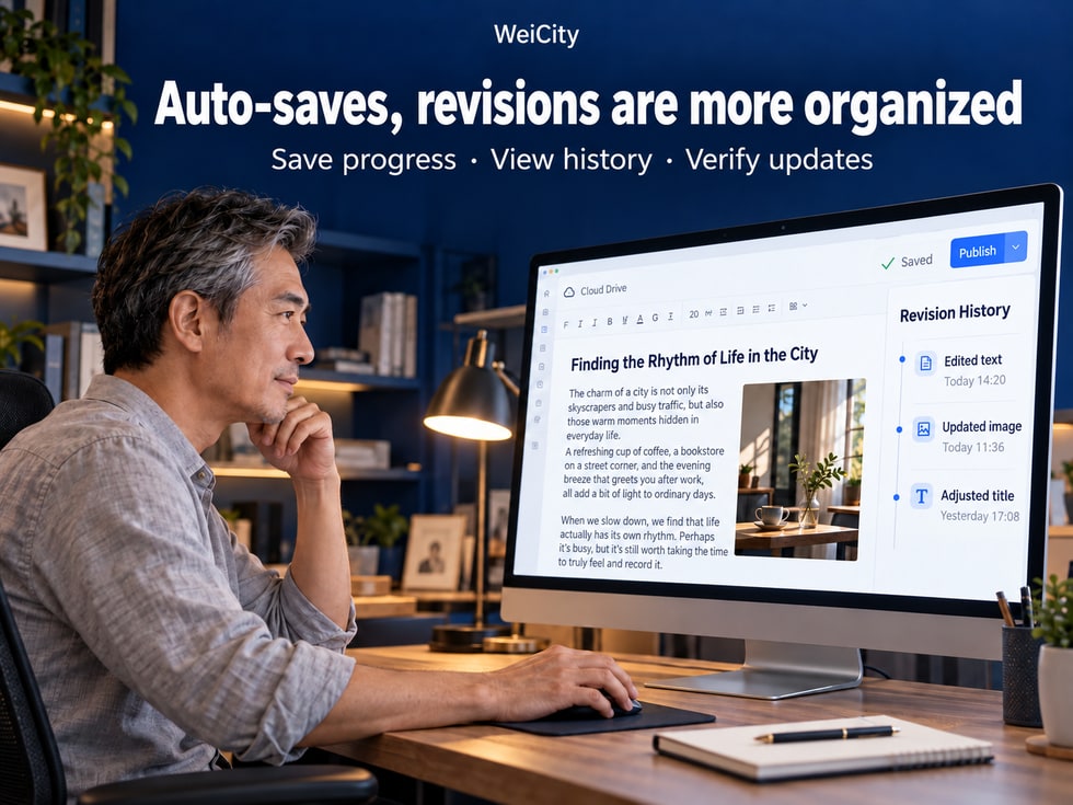 4 Auto-Save and Editing History: Make Article Changes Easier