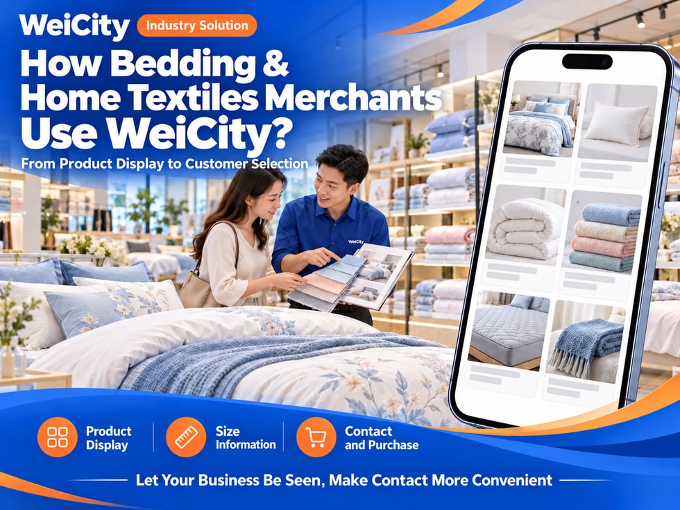 How Bedding and Home Textile Merchants Can Use WeiCity: From Style Showcase to Customer Selection