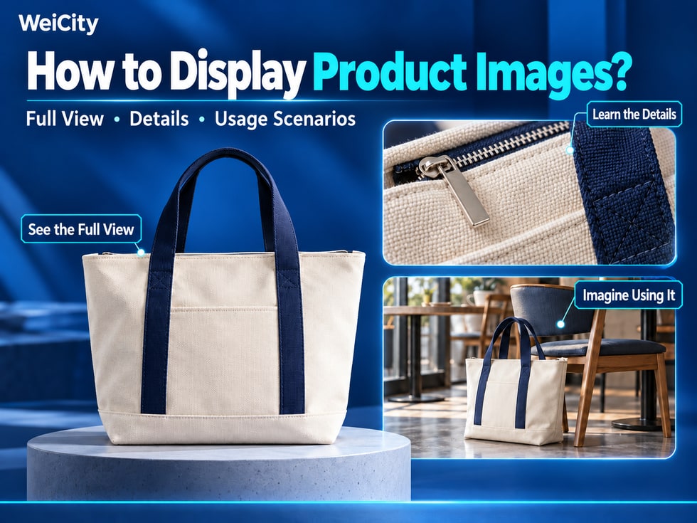 2 How to Display Product Photos? Use Full Views, Details, and Scenes to Help Customers Shop