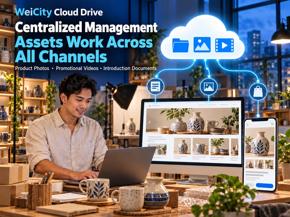 8 How Can Merchants Use WeiCity Cloud Drive to Manage Channel and Product Materials?