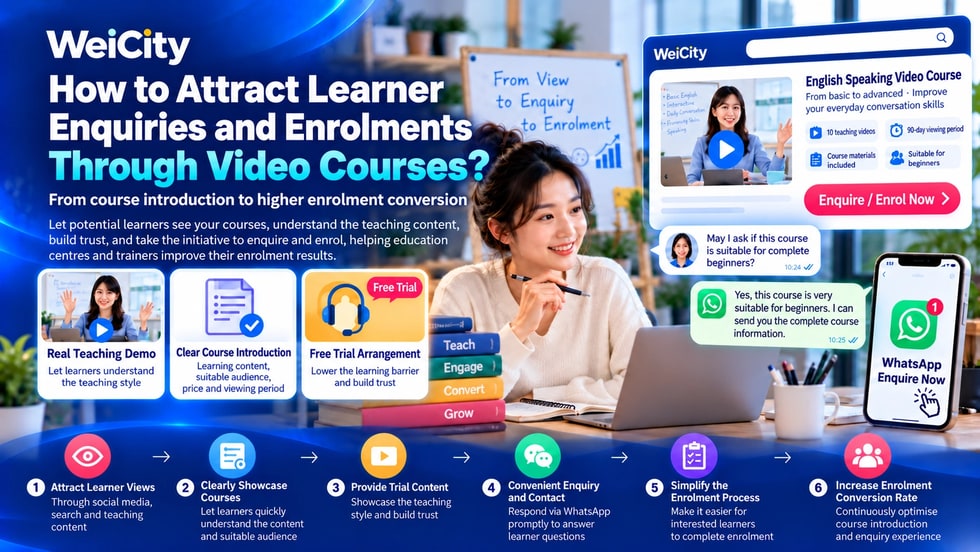 11 How to Attract Learner Enquiries and Sign-Ups Through Video Courses? From Course Introductions to Improving Sign-Up Conversion