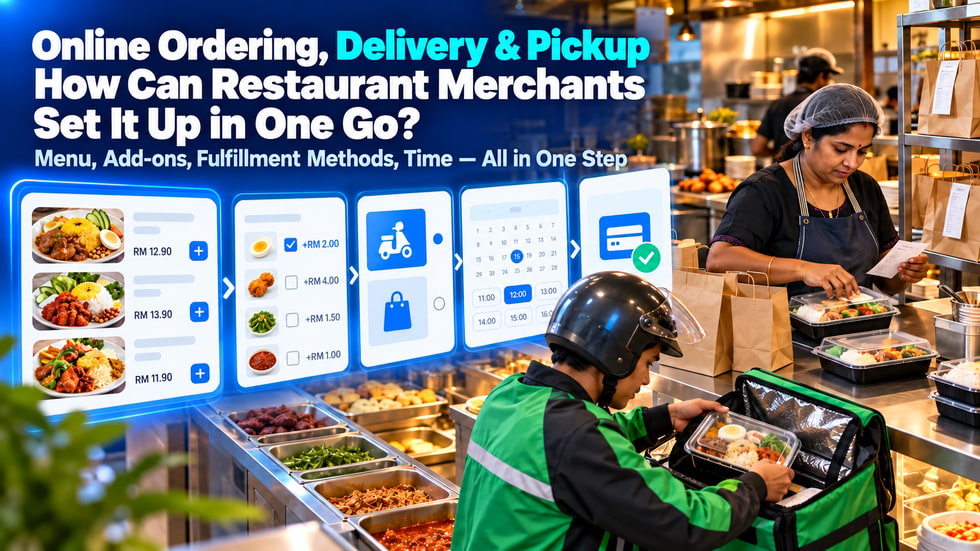21 🍽️ How can food and beverage merchants offer online ordering, delivery, and scheduled pickup?