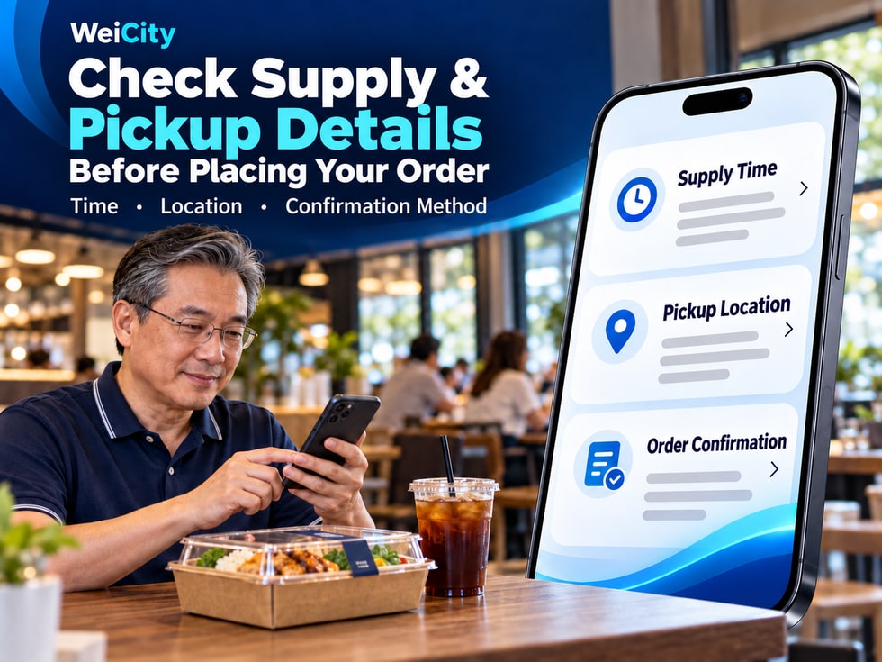6 ๐ What should you check before ordering? Make pickup and service instructions clear