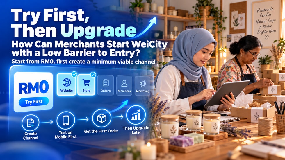 25 🌱 Try First, Then Upgrade: How Can Merchants Start Using WeiCity at Low Cost?