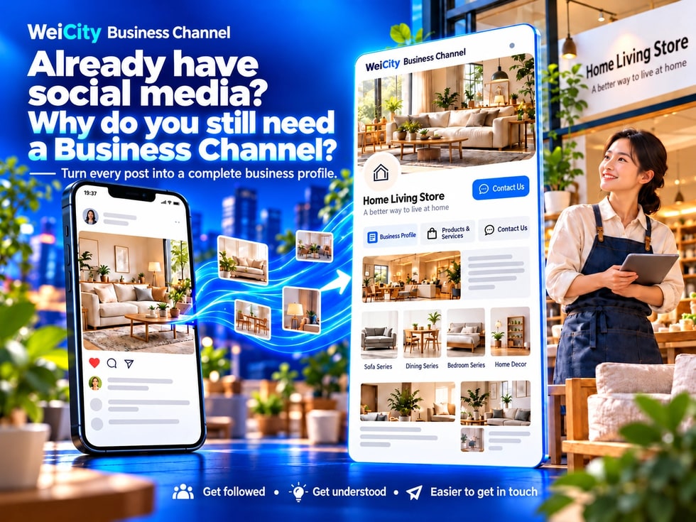 1 🏪 You already have social media—why do you still need a WeiCity merchant channel?