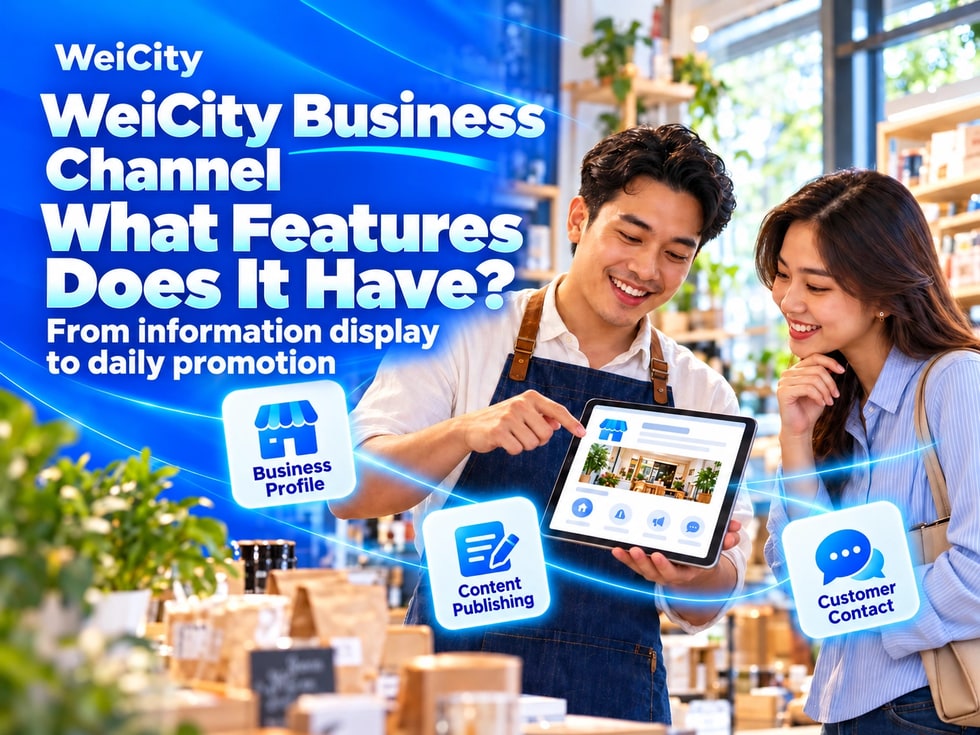 1 What Features Does a WeiCity Merchant Channel Have? From Profile Display to Daily Promotion
