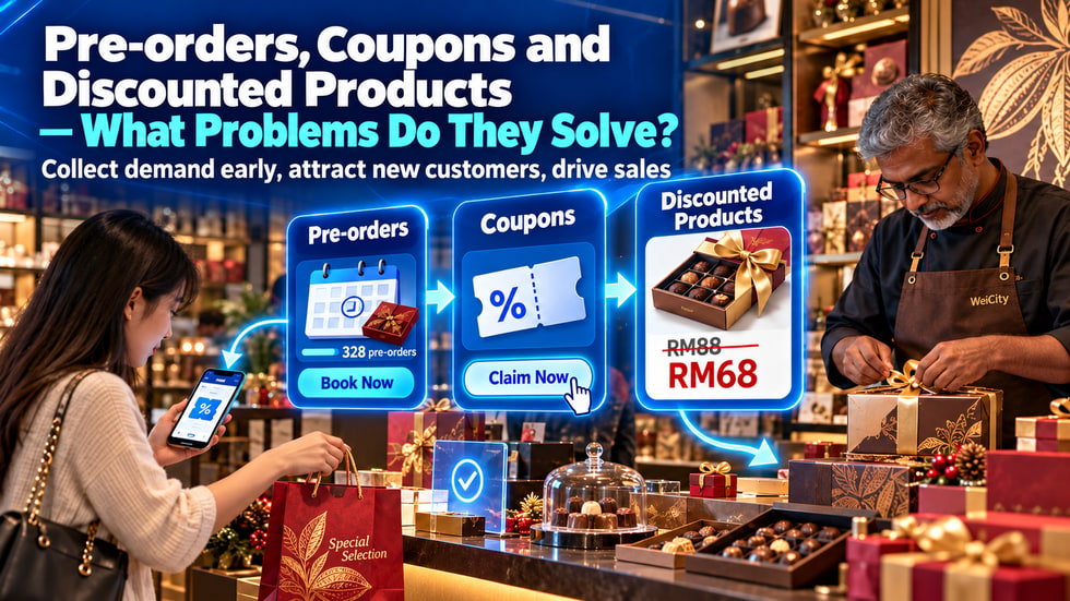 22 🎟️ What problems can pre-orders, coupons, and discounted products solve for merchants?