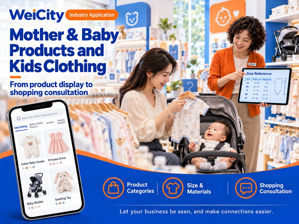 87 How Can Maternity and Baby Product and Children's Clothing Merchants Use WeiCity? From Product Display to Purchase Inquiries