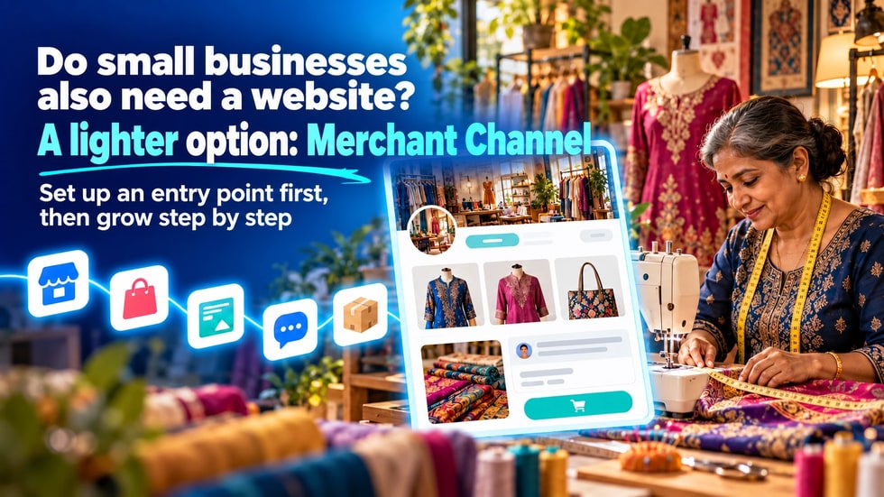 6 🌱 Do small merchants need a website too? A lighter option may be a merchant channel