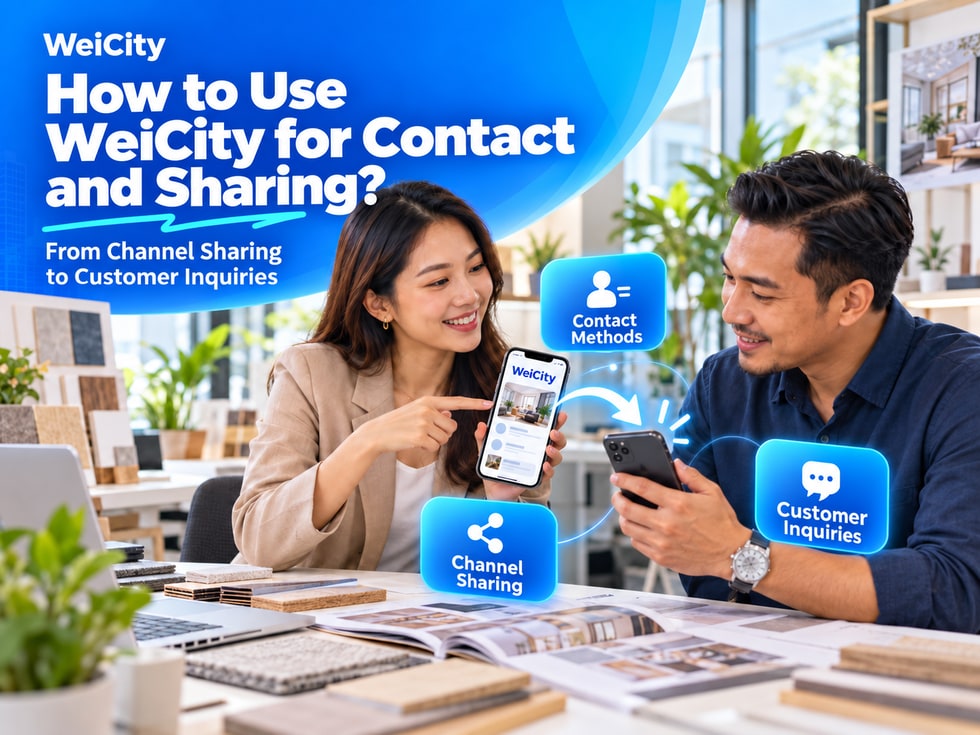 9 How to Use WeiCity Contact and Sharing Features? From Channel Promotion to Customer Enquiries