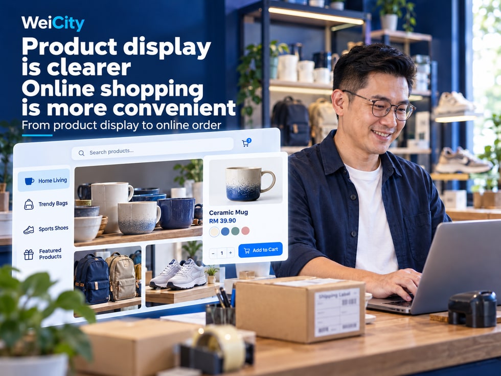 1 WeiCity Shop Features: From Product Display to Online Ordering