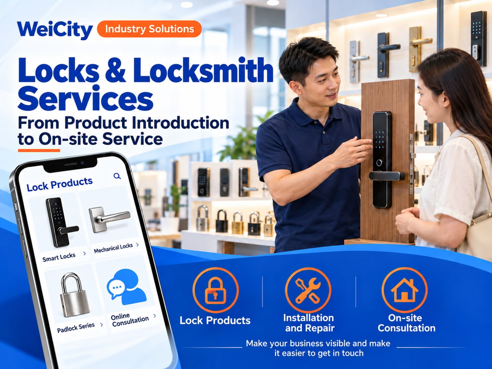 80 How Can Lock and Locksmith Merchants Use WeiCity? From Product Introduction to On-Site Service