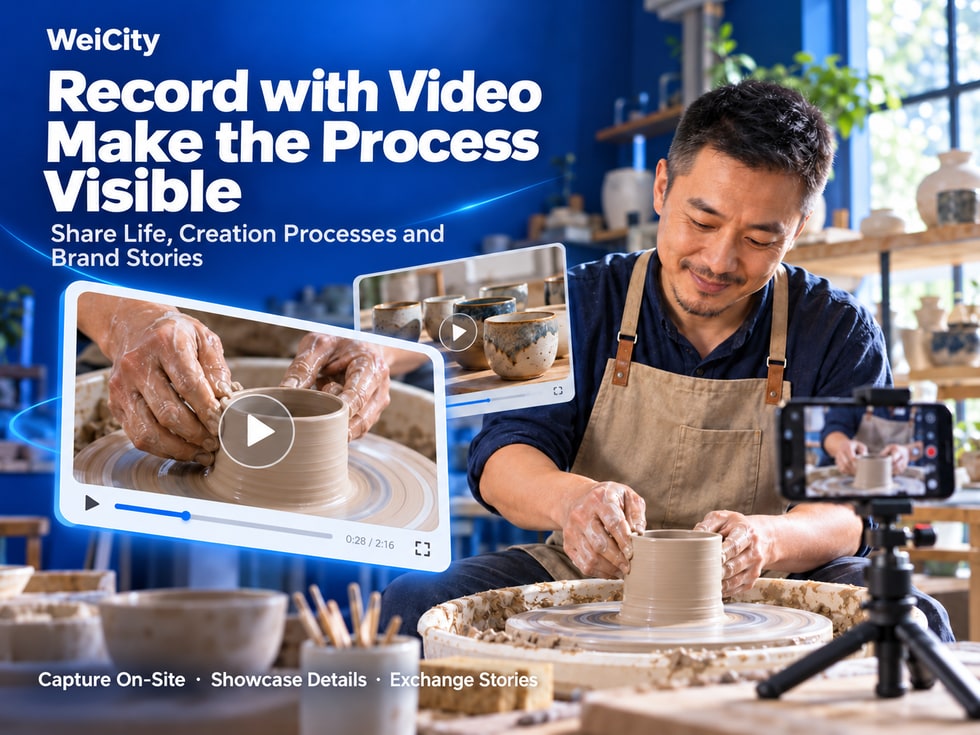 3 How do I use video updates on WeiCity? Show life, processes and brand stories