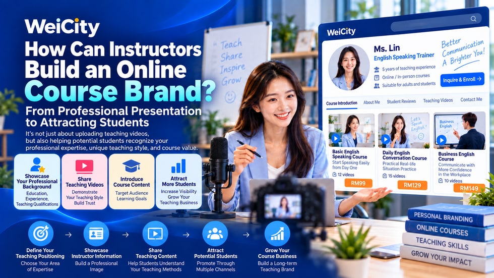 6 How Can Instructors and Trainers Build an Online Course Brand? From Professional Presentation to Attracting Learners