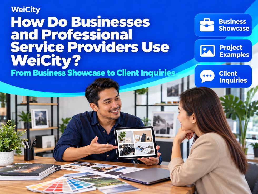 10 How Corporate & Professional Service Merchants Can Use WeiCity: From Business Display to Client Inquiries