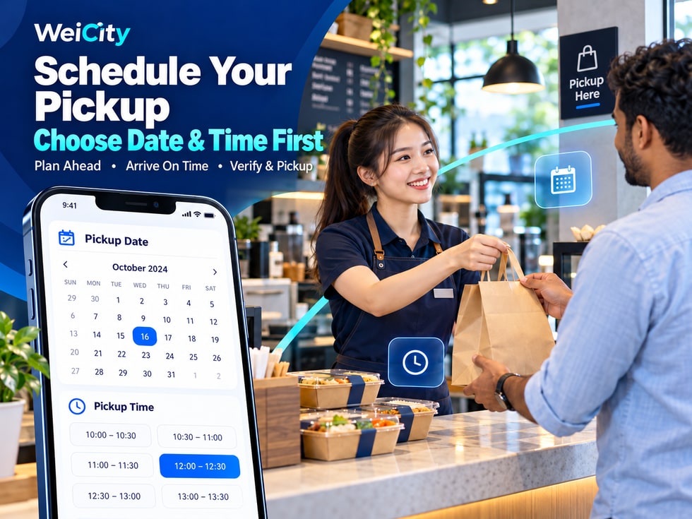 5 ๐
How does pre-booked pickup work? Let customers choose a date and time slot
