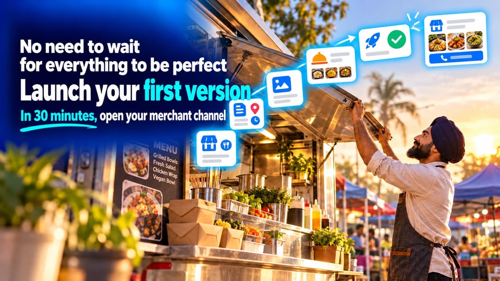 15 🚀 Don't wait for perfection: complete your first merchant channel version today