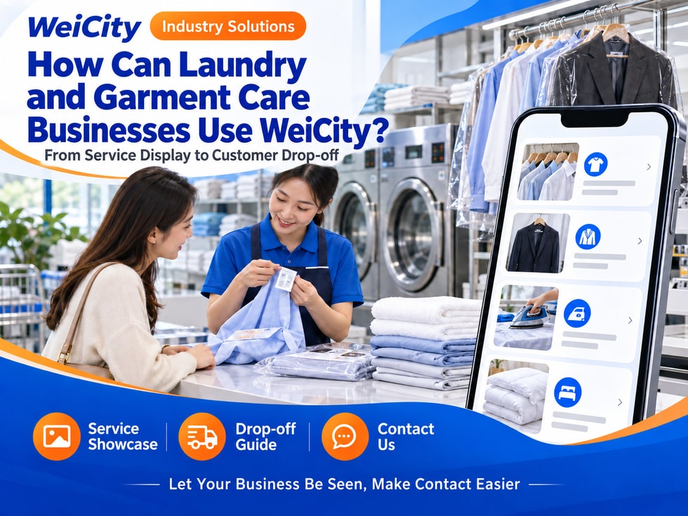 19 How Laundry & Garment Care Merchants Can Use WeiCity: From Service Display to Customer Drop-Off