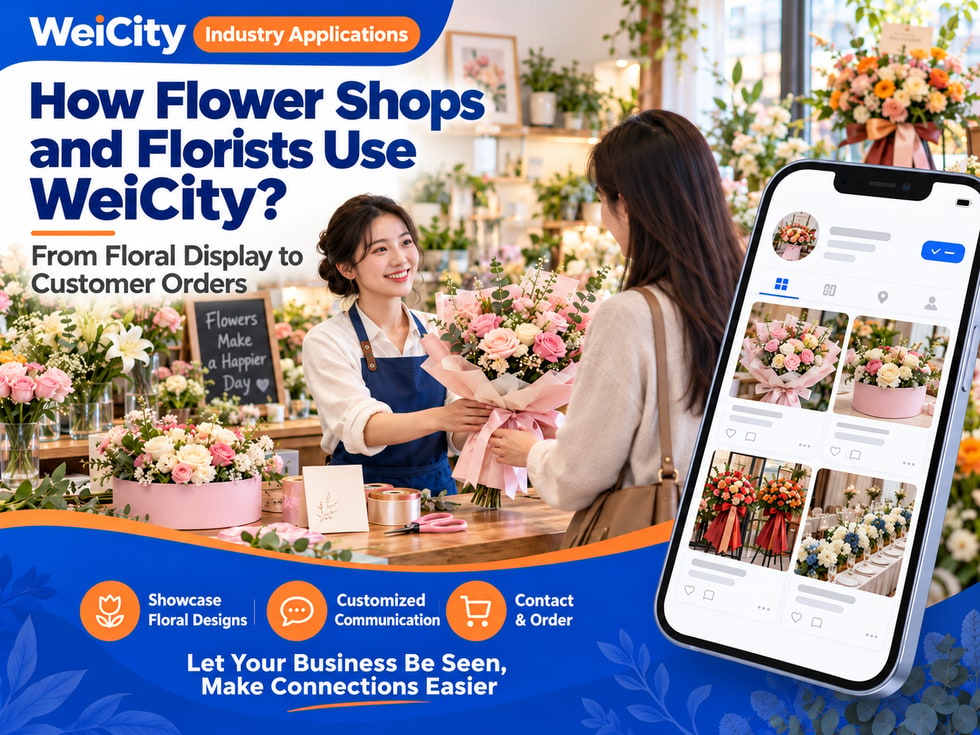 15 How Florists & Floral Design Merchants Can Use WeiCity: From Floral Design Display to Customer Orders