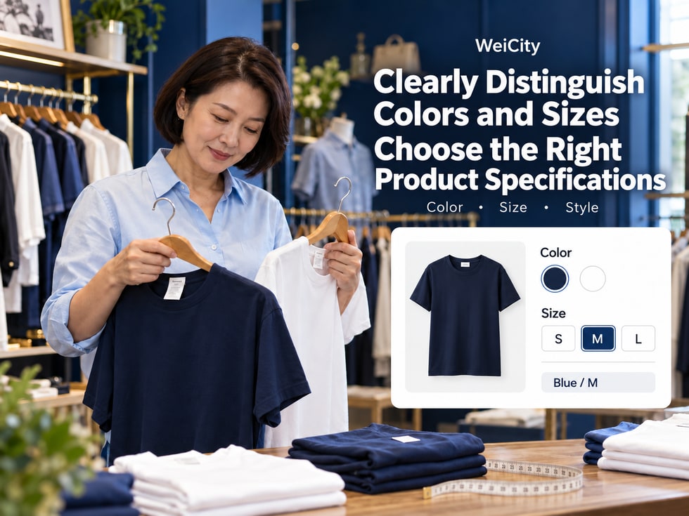 4 How to Set Up Product Specifications: Organizing Colors, Sizes, and Styles