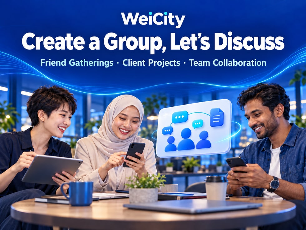 3 How to Use WeiCity Group Chats: Create a Group to Bring Friends, Customers, and Teams Together