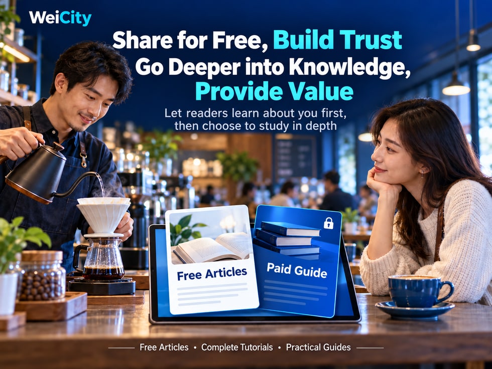 12 💎 Free articles attract customers, paid articles deliver deeper value