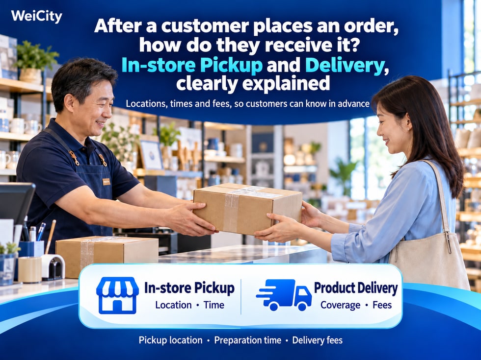 8 ๐ฆ How Do Customers Collect Orders After Purchase? Clarify Pickup and Delivery Instructions