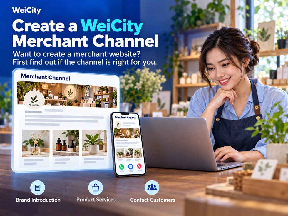 1 ๐ Want to Create a Merchant Website? Start by Learning How to Set Up a WeiCity Merchant Channel