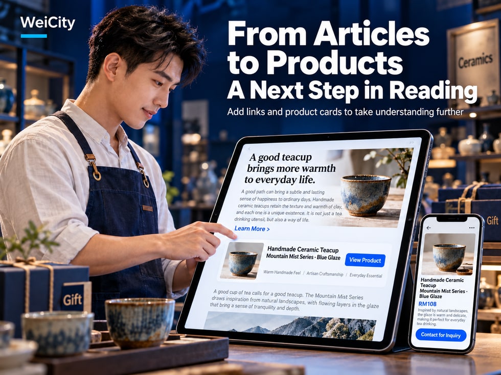 6 Add Links and Product Cards to Articles: Connect Readers to Next Steps