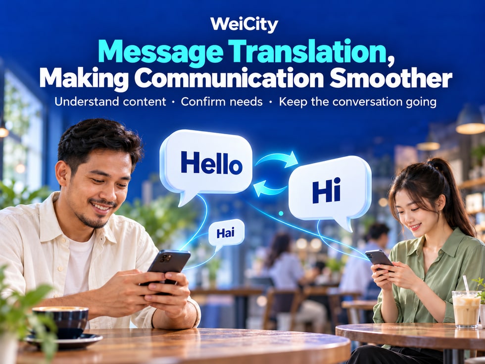 7 WeiCity Message Translation: Communicating with Friends and Customers Who Speak Other Languages
