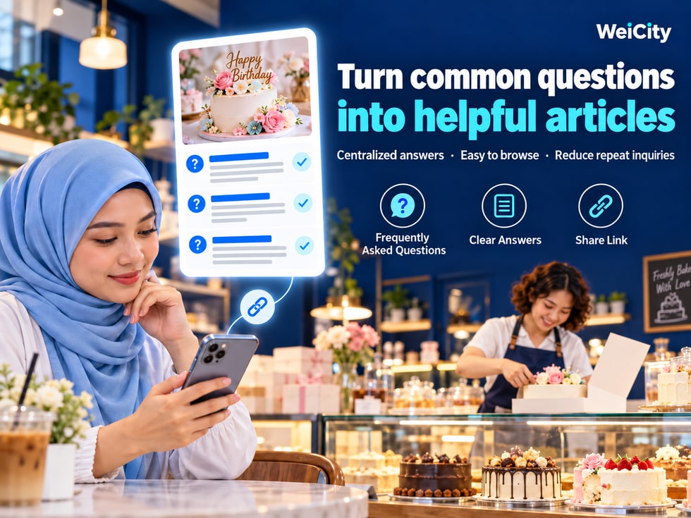 5 ❓ Organize common questions into articles to save time on inquiries