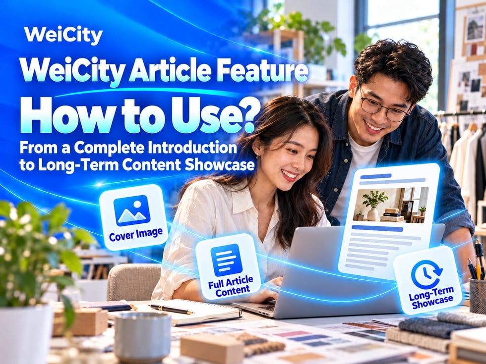 2 How to Use WeiCity Article Features? From Full Introductions to Long-Term Content