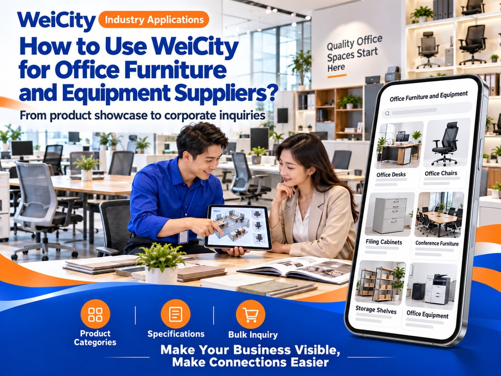 54 How Office Furniture and Equipment Merchants Can Use WeiCity: From Product Showcase to Business Purchasing